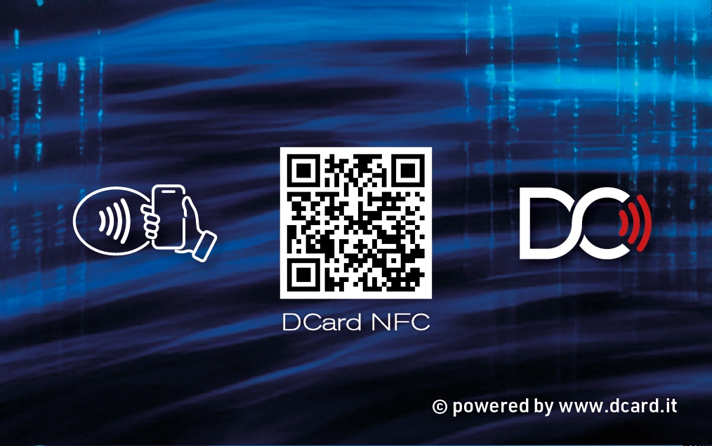 DCard® Retro con QR Code e NFC